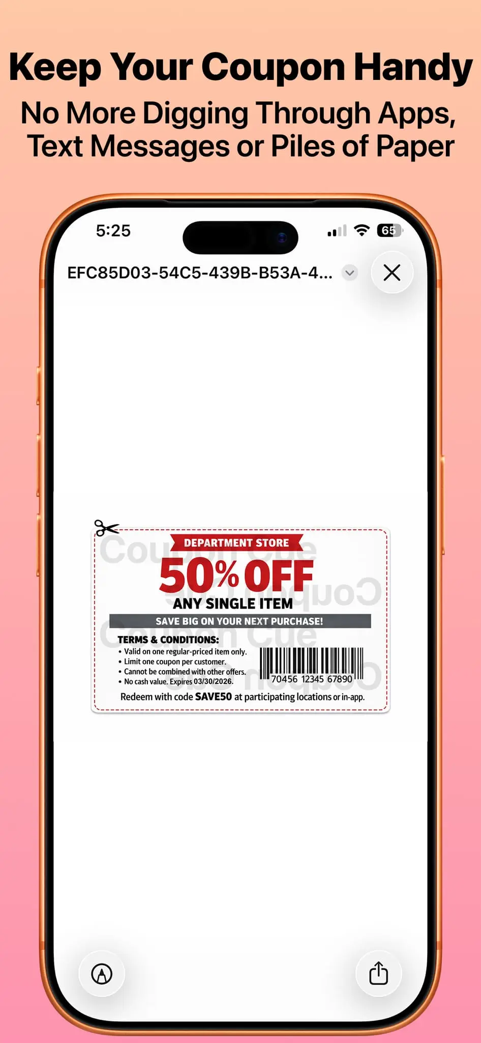 Screenshot 8 of Coupon Cue