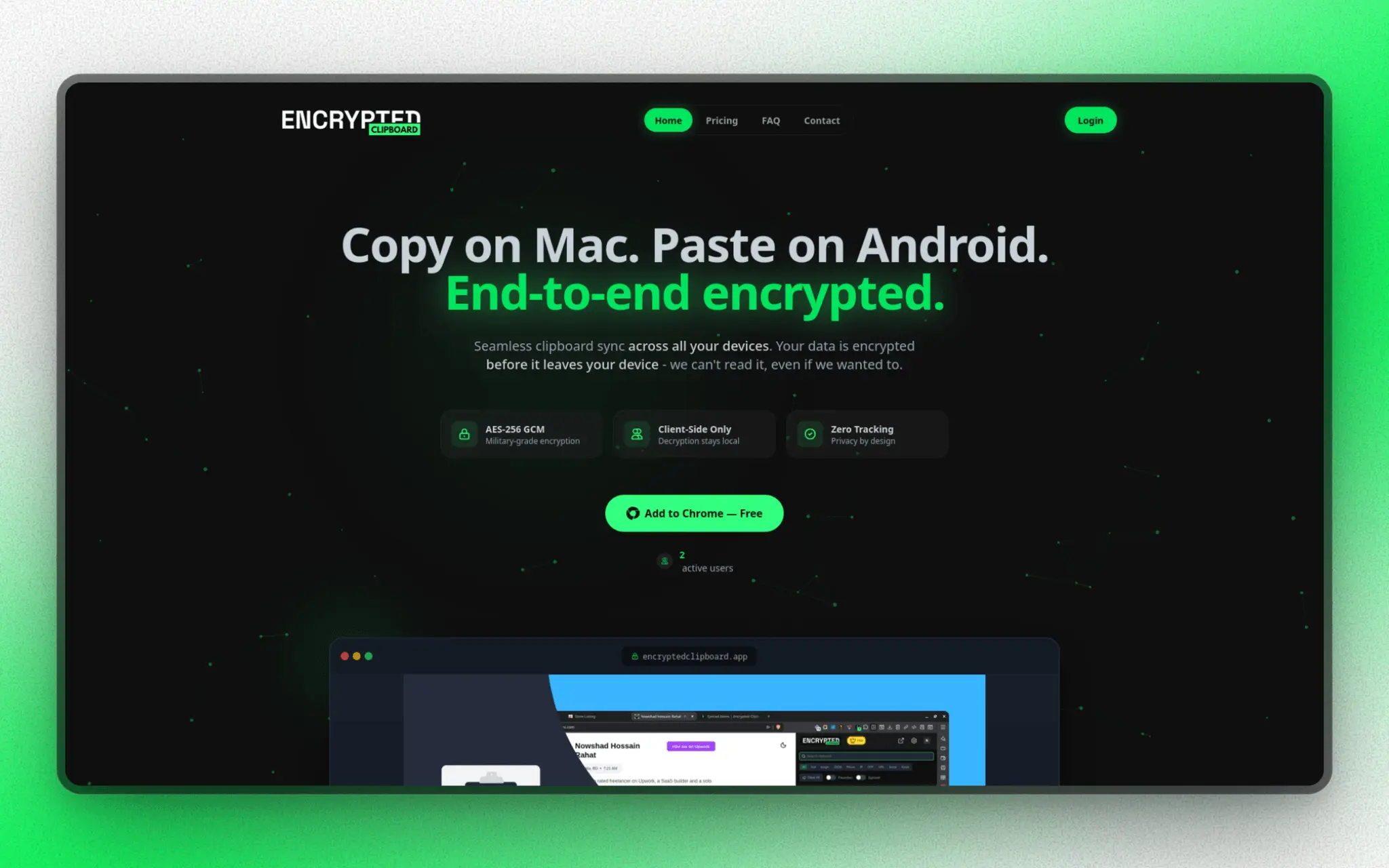 Screenshot 2 of Encrypted Clipboard Manager