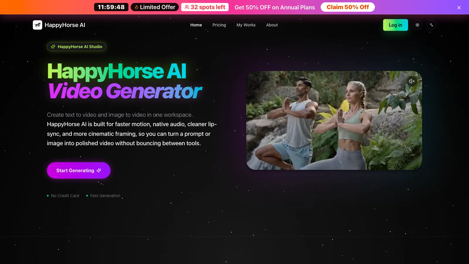 Screenshot 1 of HappyHorse AI Video Generator