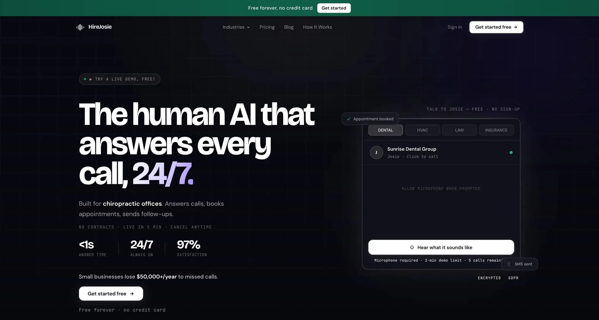 Screenshot 1 of HireJosie