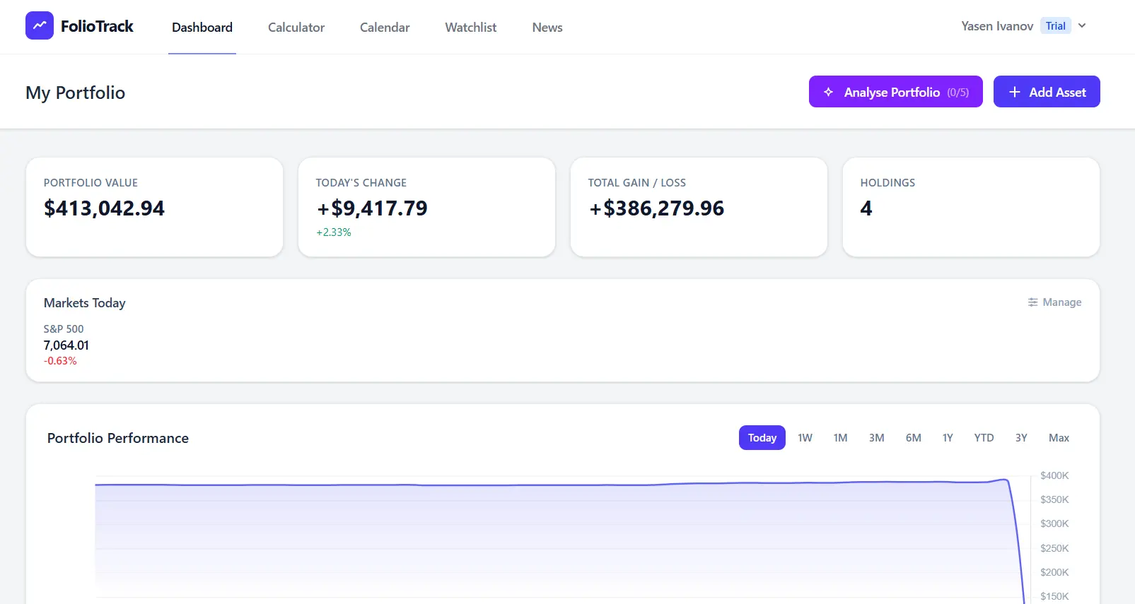 Screenshot 7 of FolioTrack