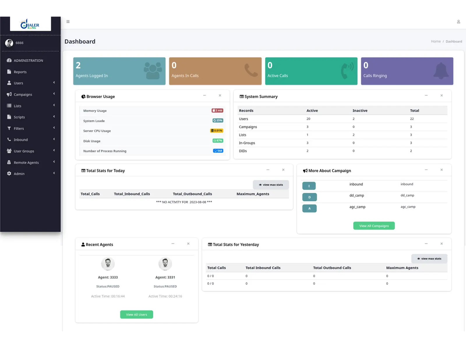 Screenshot 4 of  Custom Contact Center Dialer Solution 