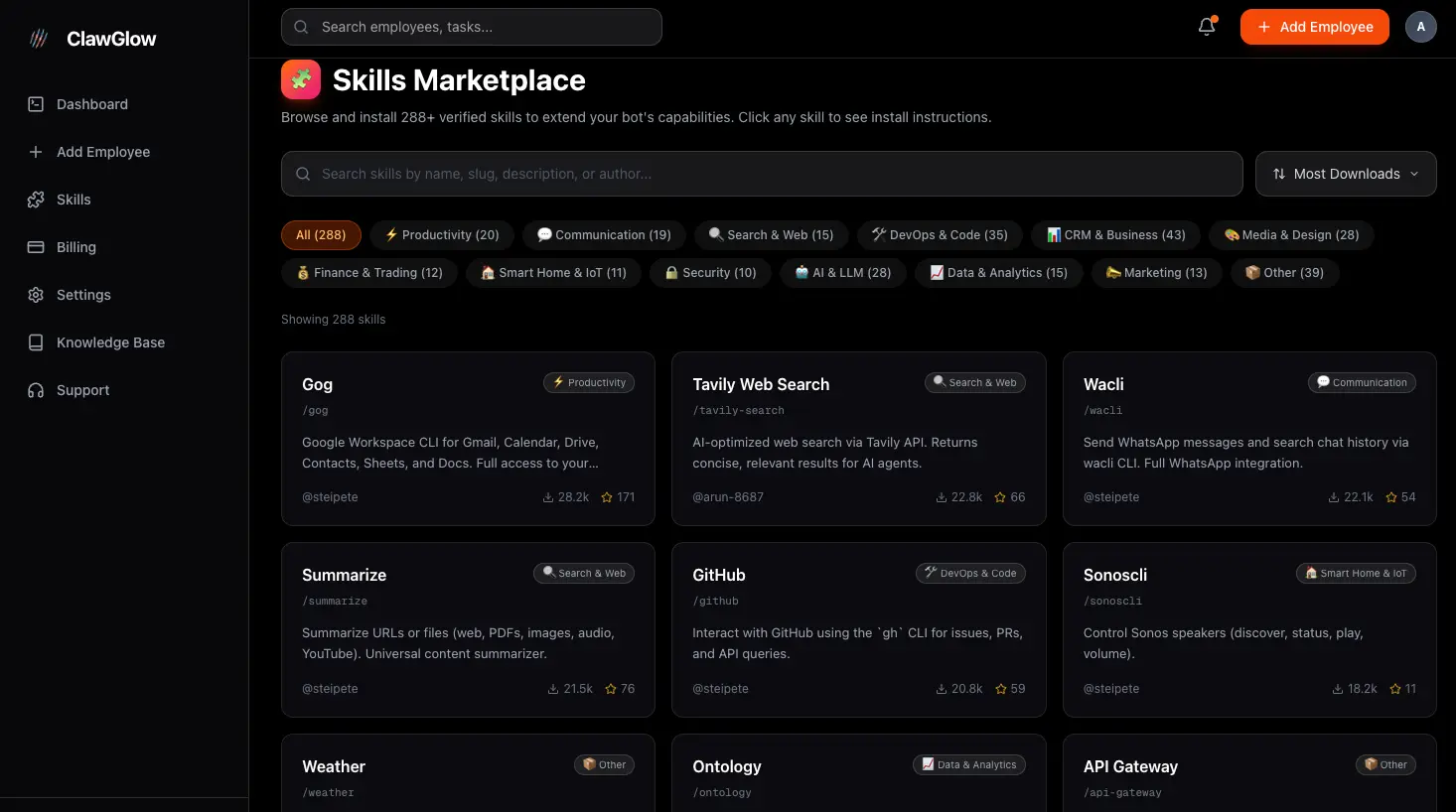 Screenshot 1 of ClawGlow