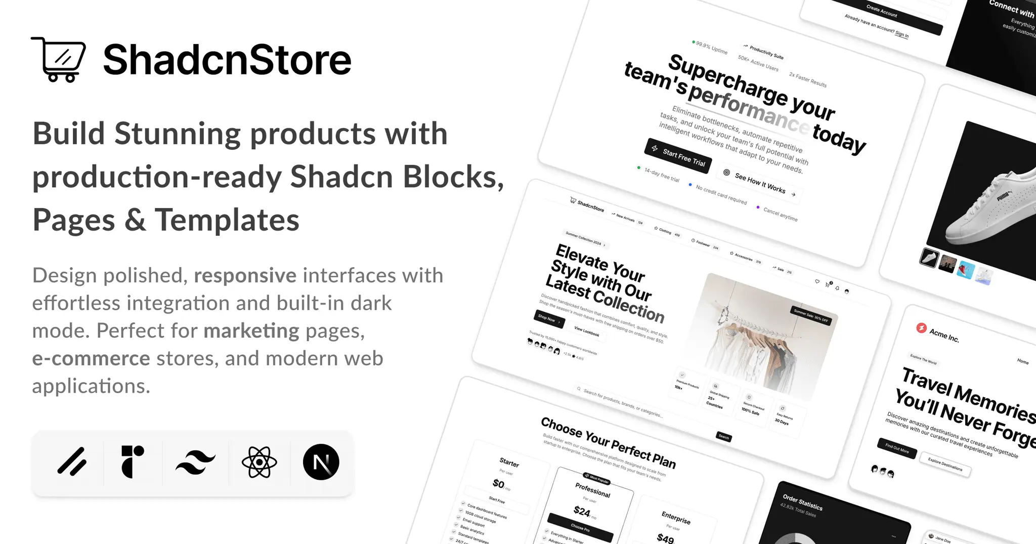 Screenshot 1 of ShadcnStore