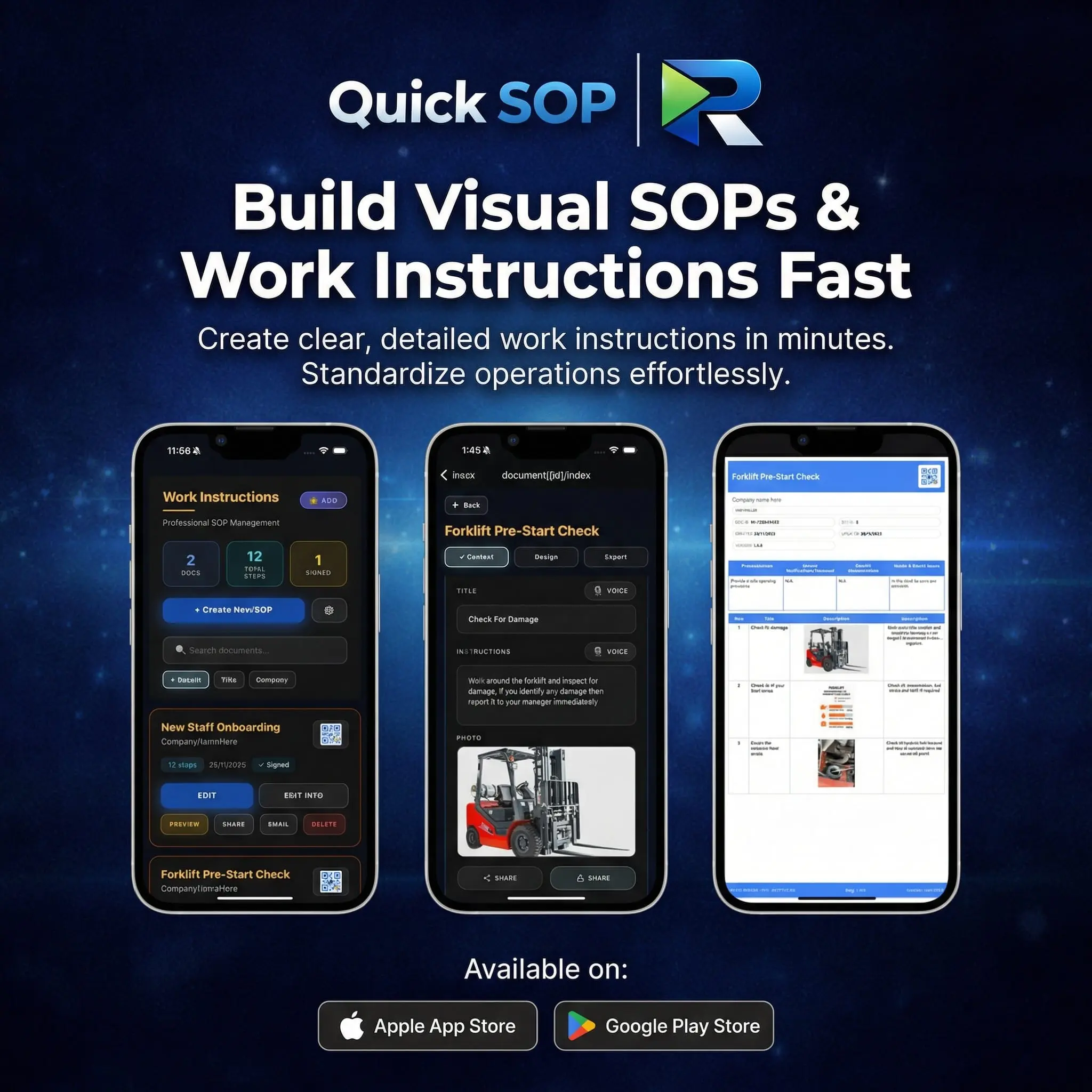 Screenshot 1 of Quick SOP 