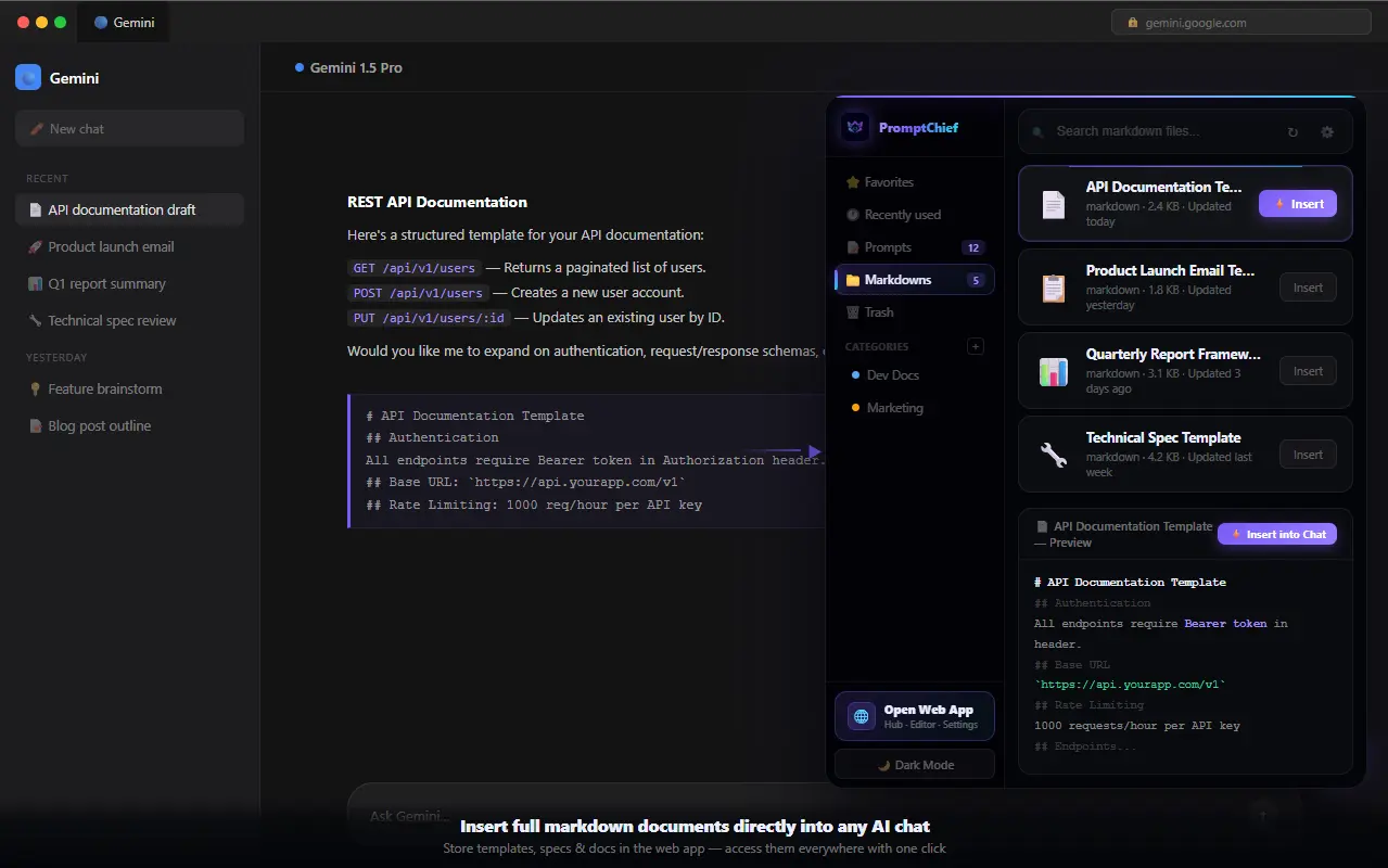 Screenshot 5 of PromptChief