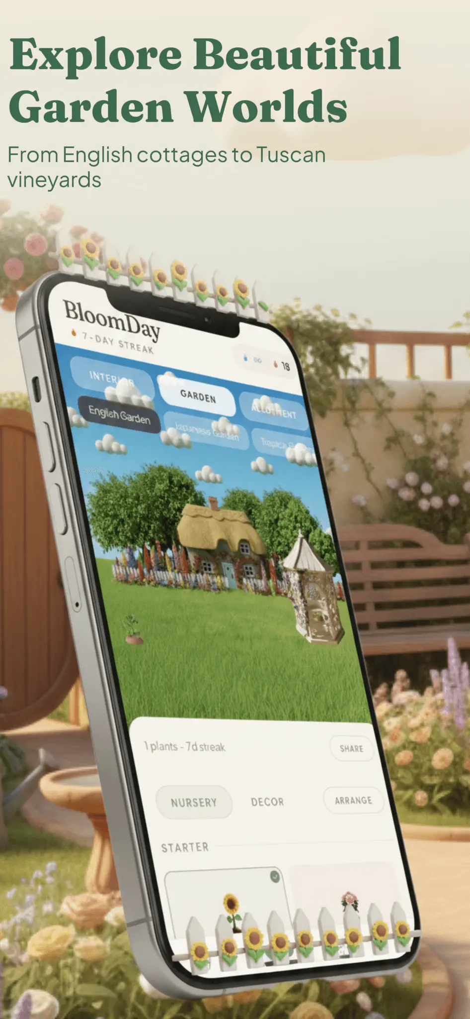 Screenshot 8 of BloomDay: Tasks & Garden
