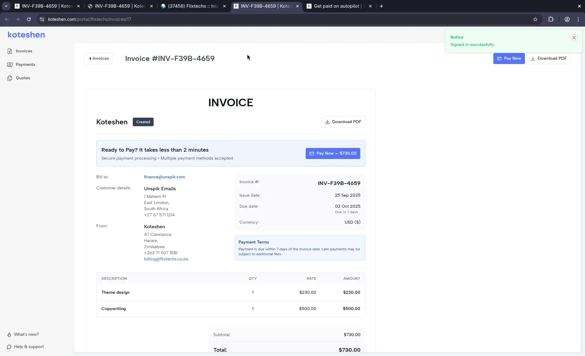 Screenshot 1 of Koteshen