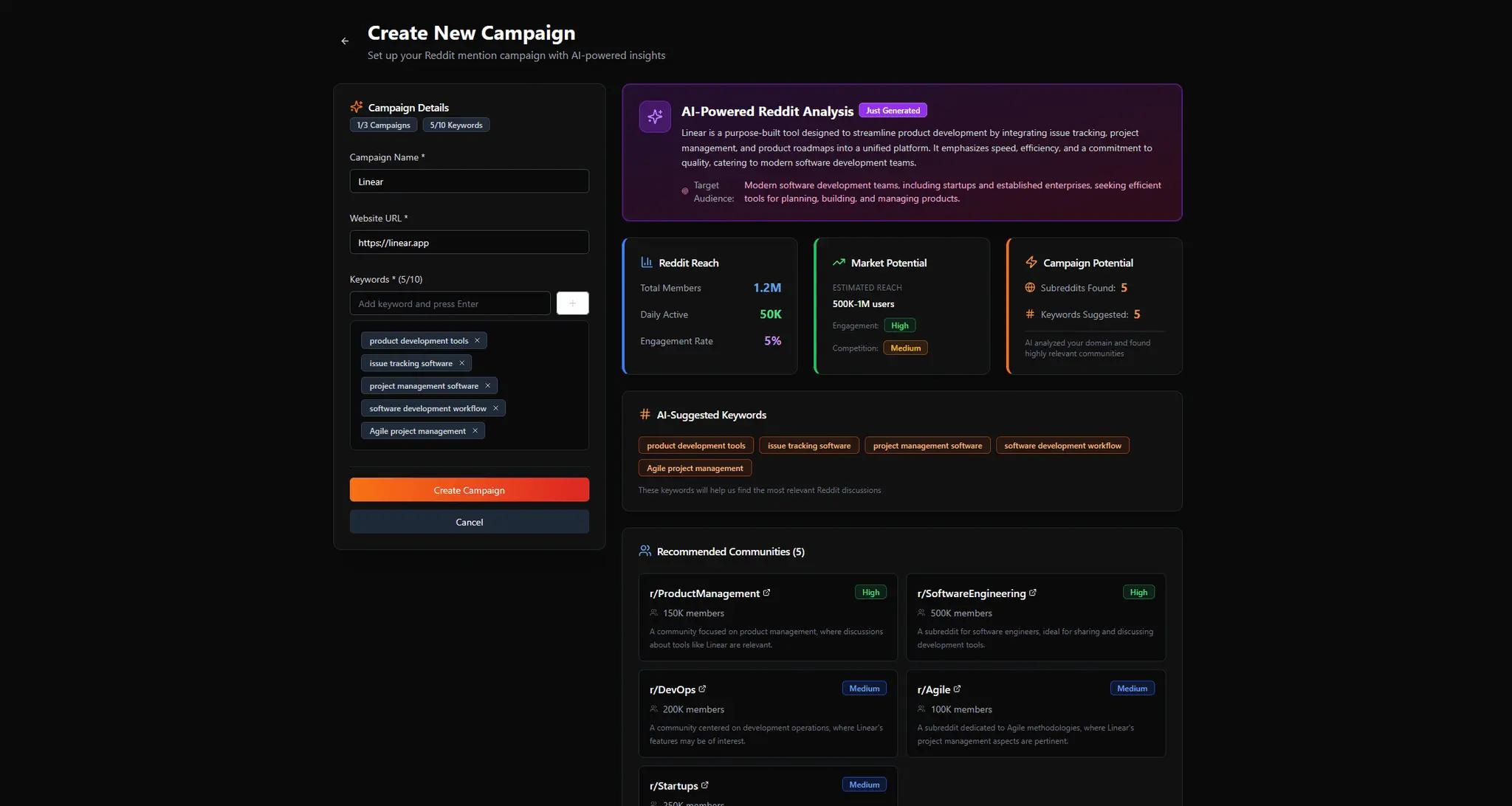Screenshot 4 of Mention.broker // 2 Free Reddit Mentions