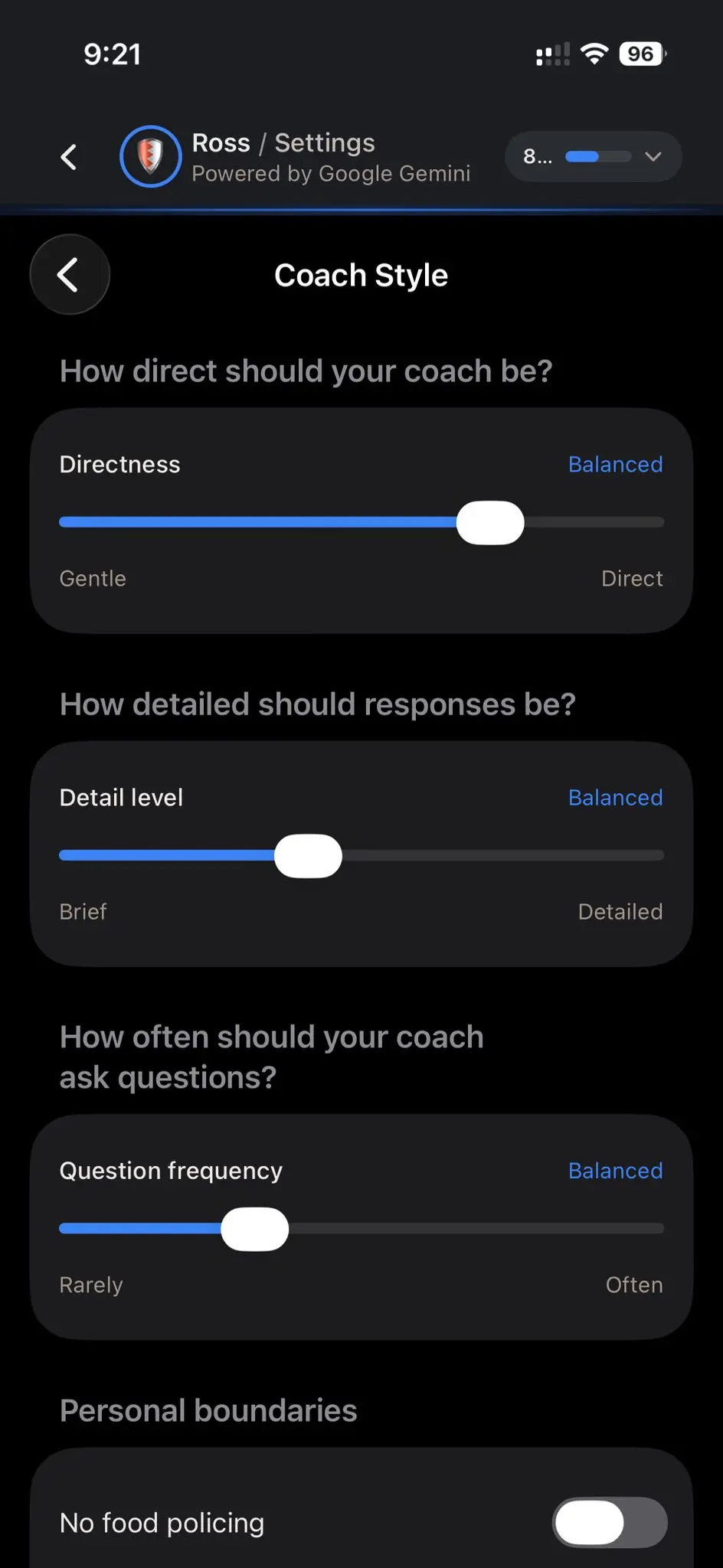 Screenshot 4 of NutriTracker AI Coach
