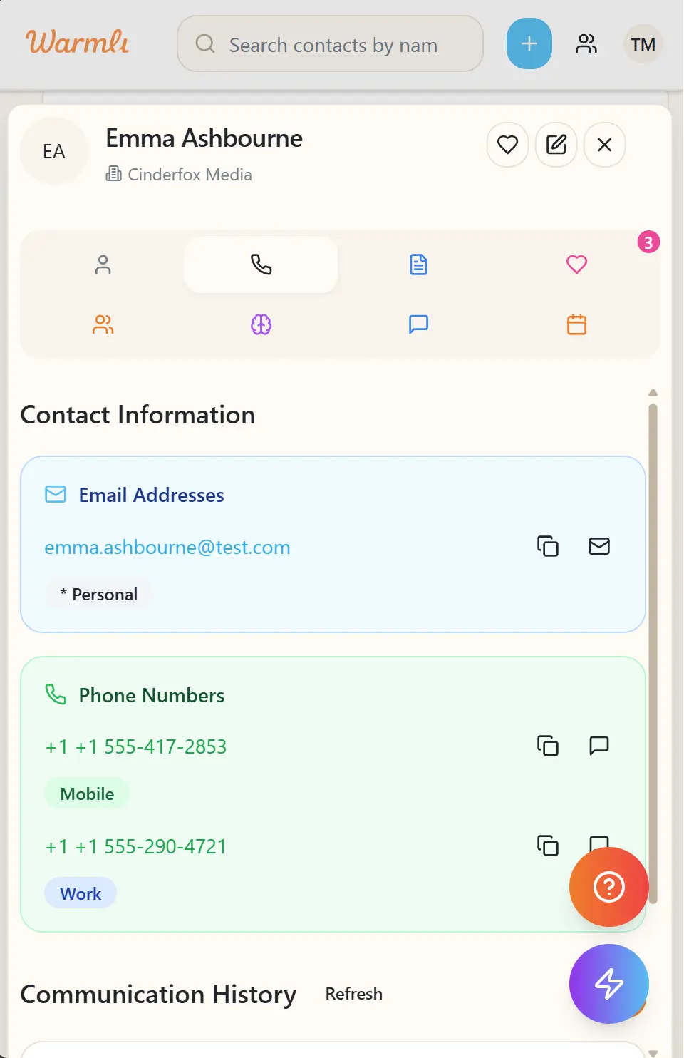 Screenshot 4 of Warmli Personal Relationship Manager