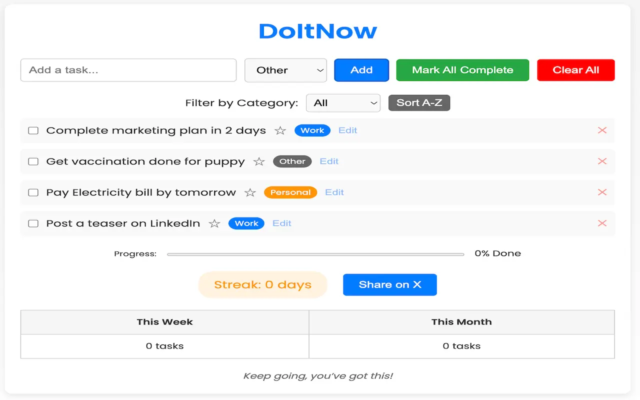 Screenshot 2 of DoItNow 