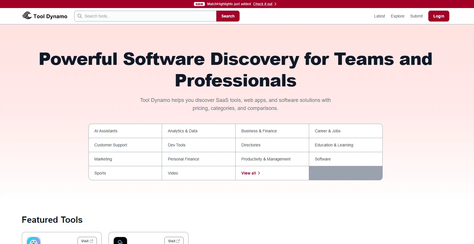 Screenshot 1 of Tool Dynamo