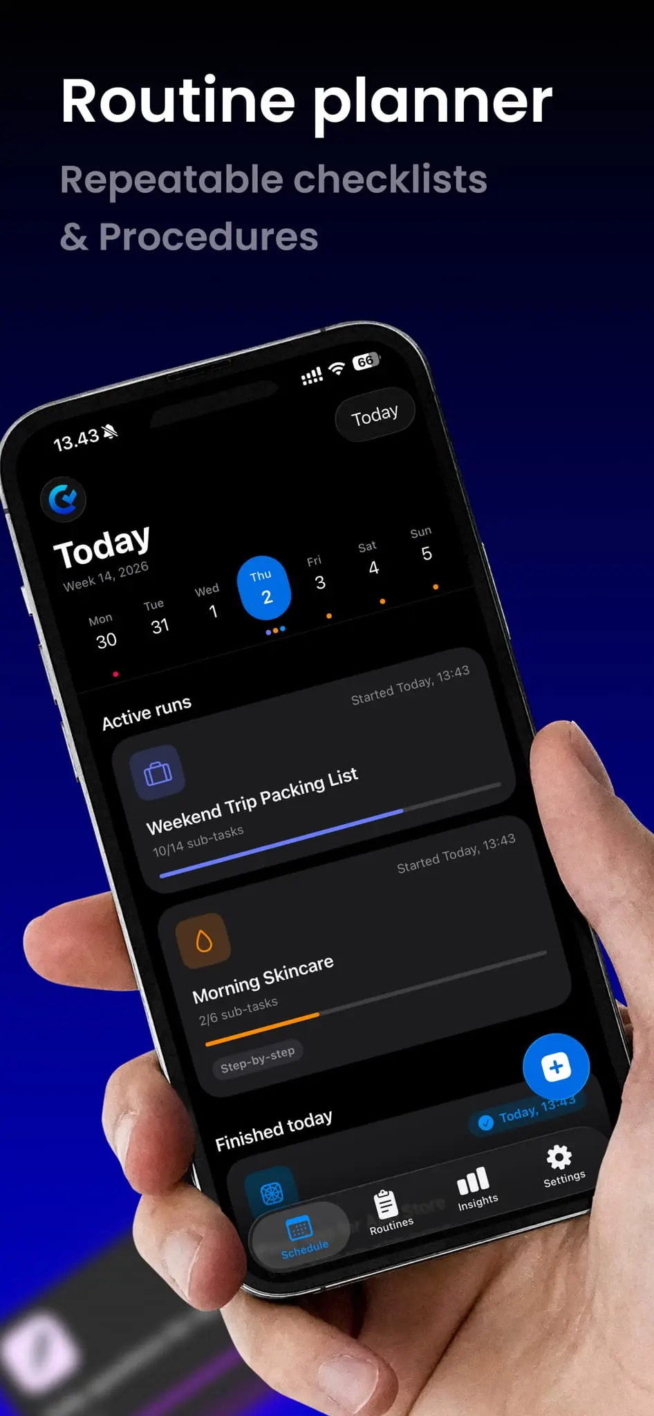 Screenshot 4 of Opero - Routine Planner