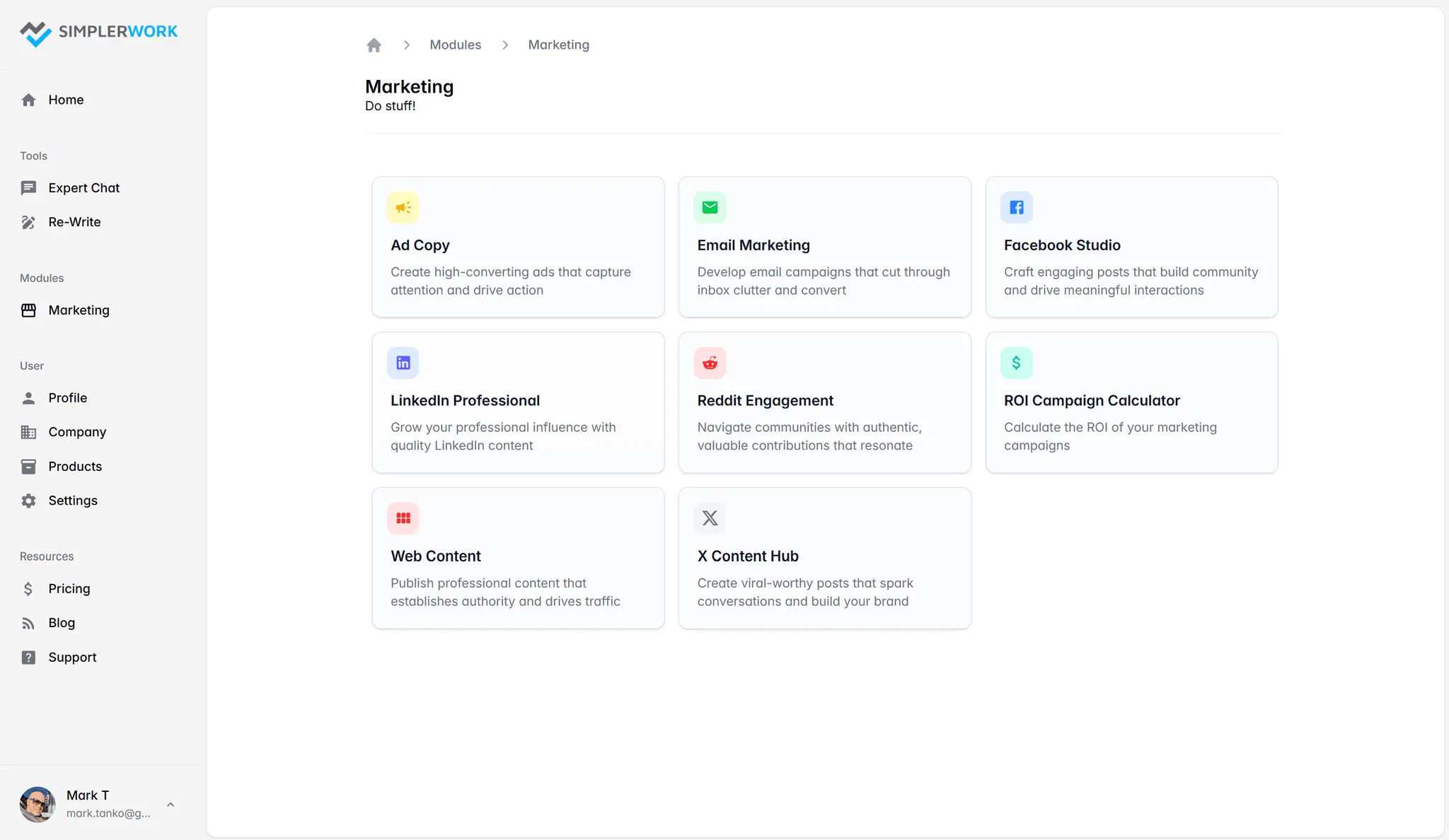 Screenshot 2 of SimplerWork AI
