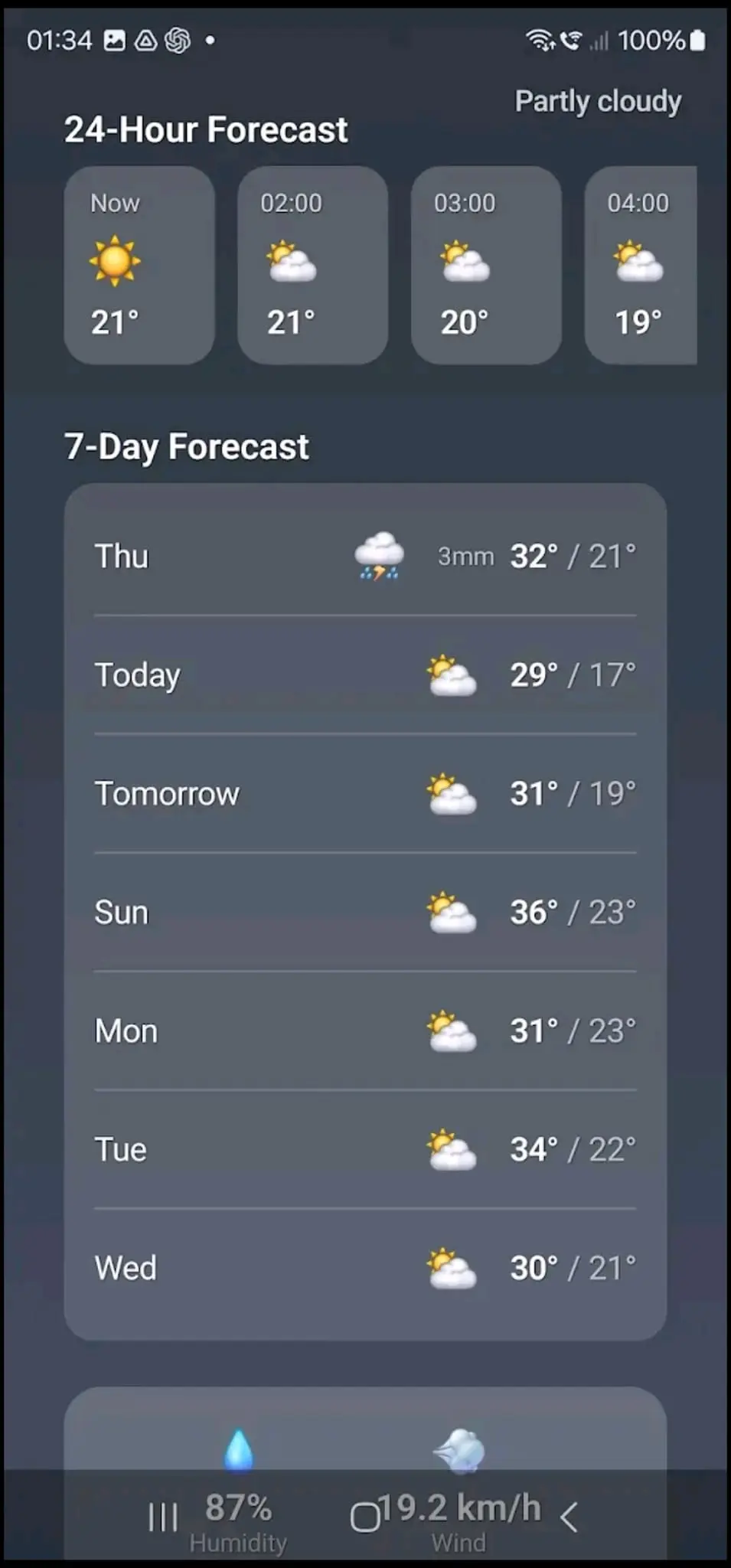 Screenshot 3 of Easy Weather: Local & Global