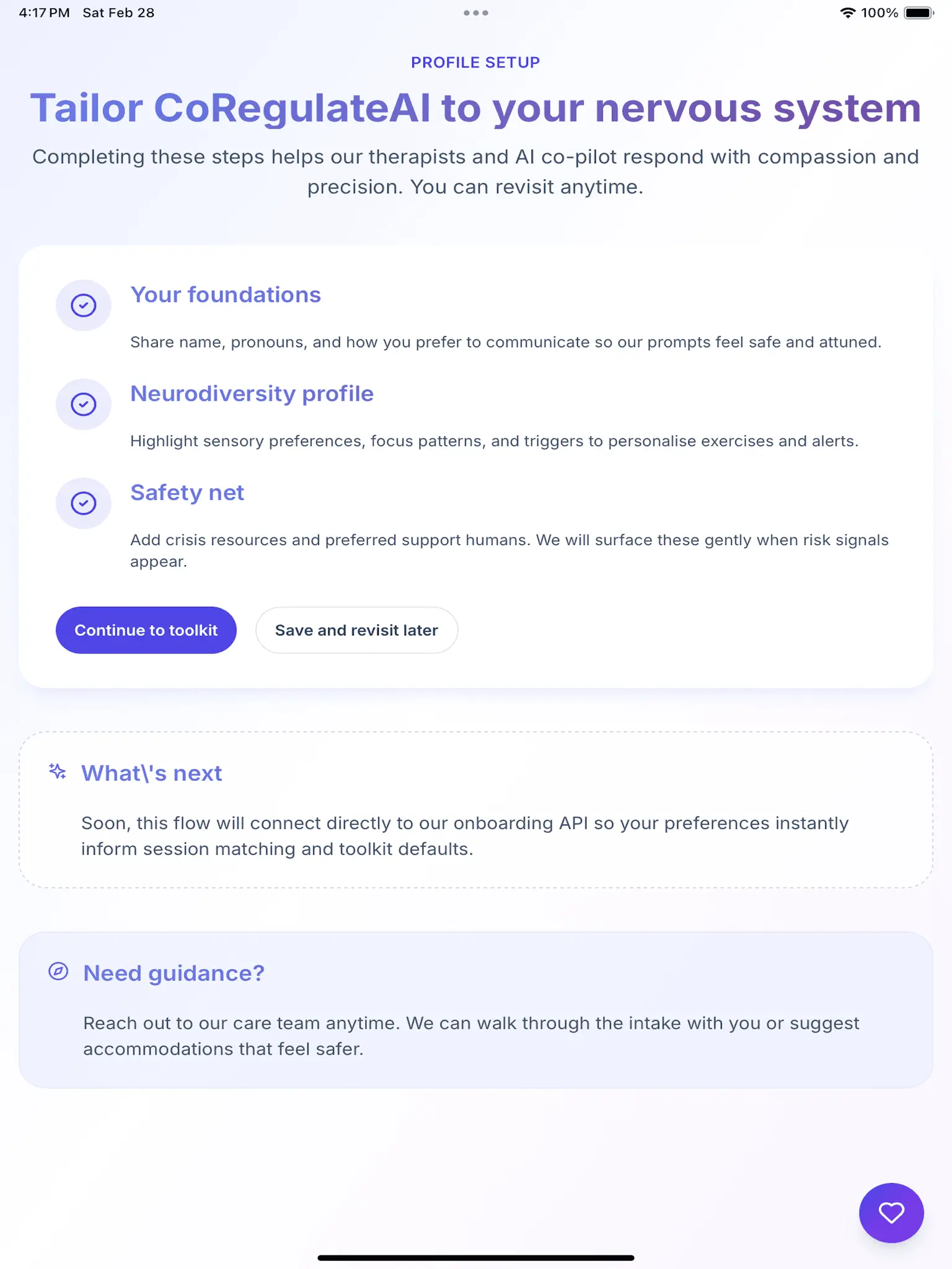 Screenshot 7 of CoRegulateAI