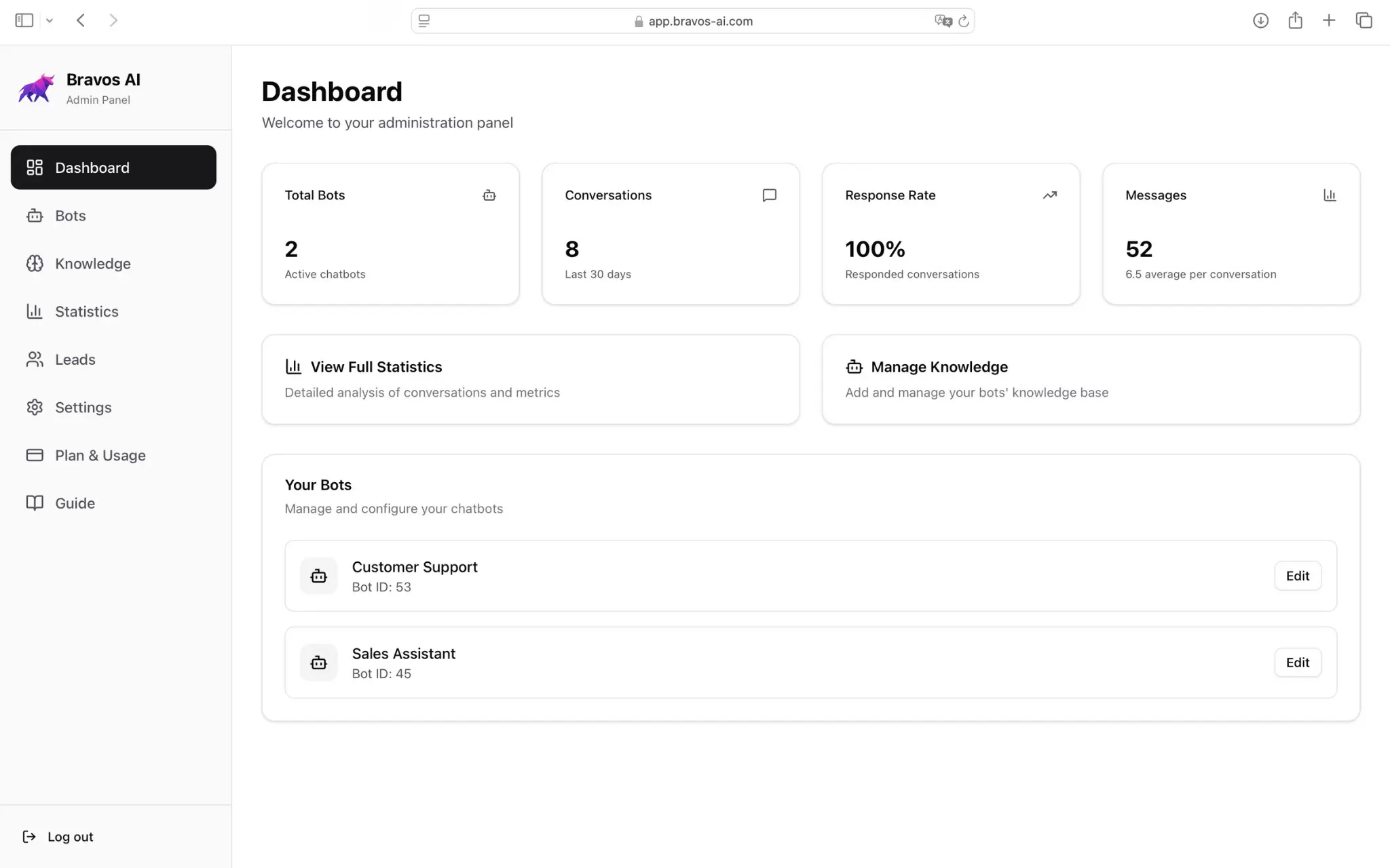 Screenshot 2 of Bravos AI
