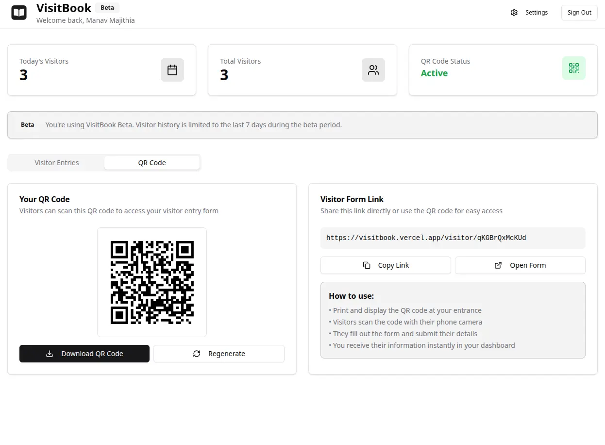 Screenshot 3 of VisitBook