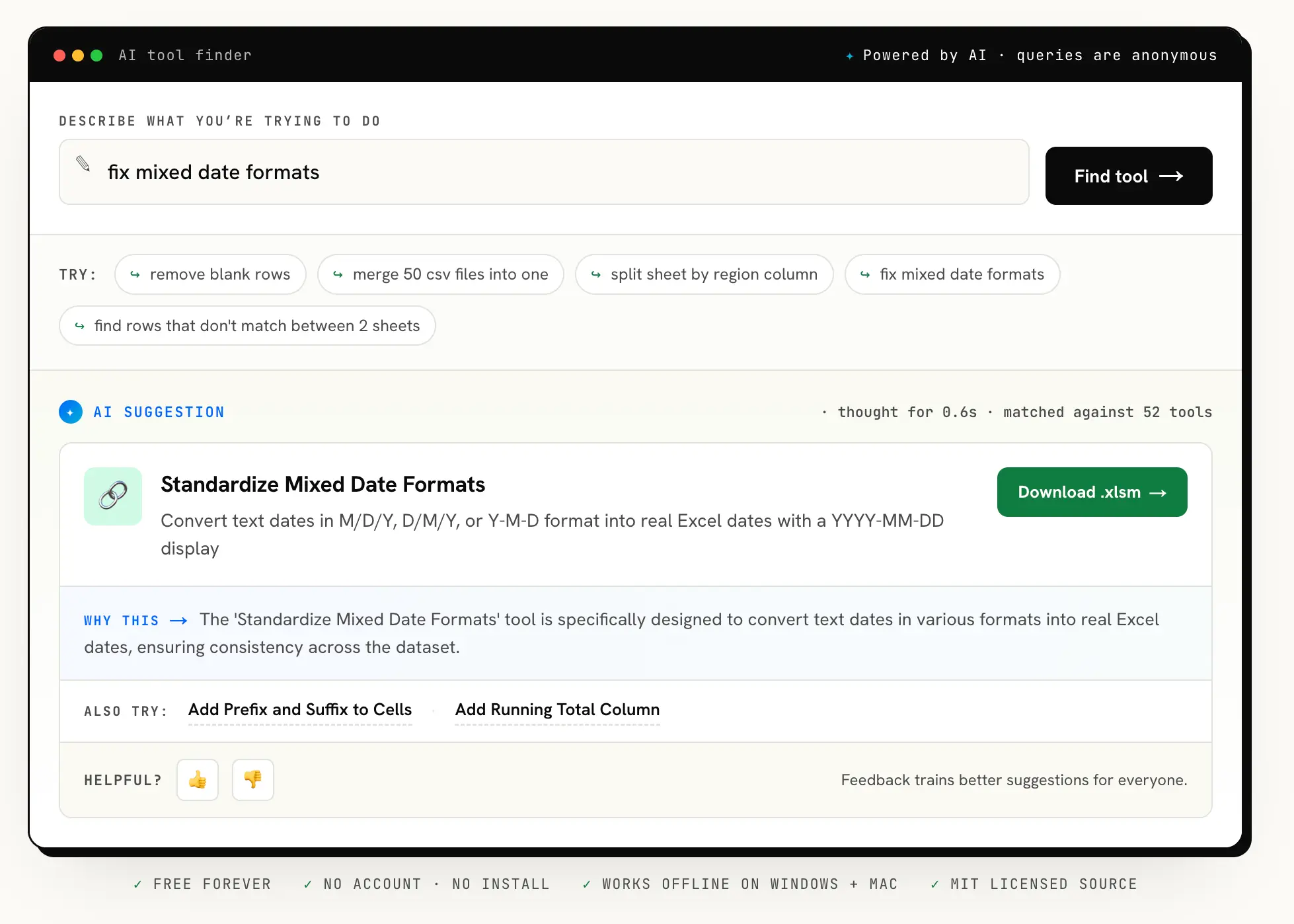 Screenshot 2 of excelmacros.net