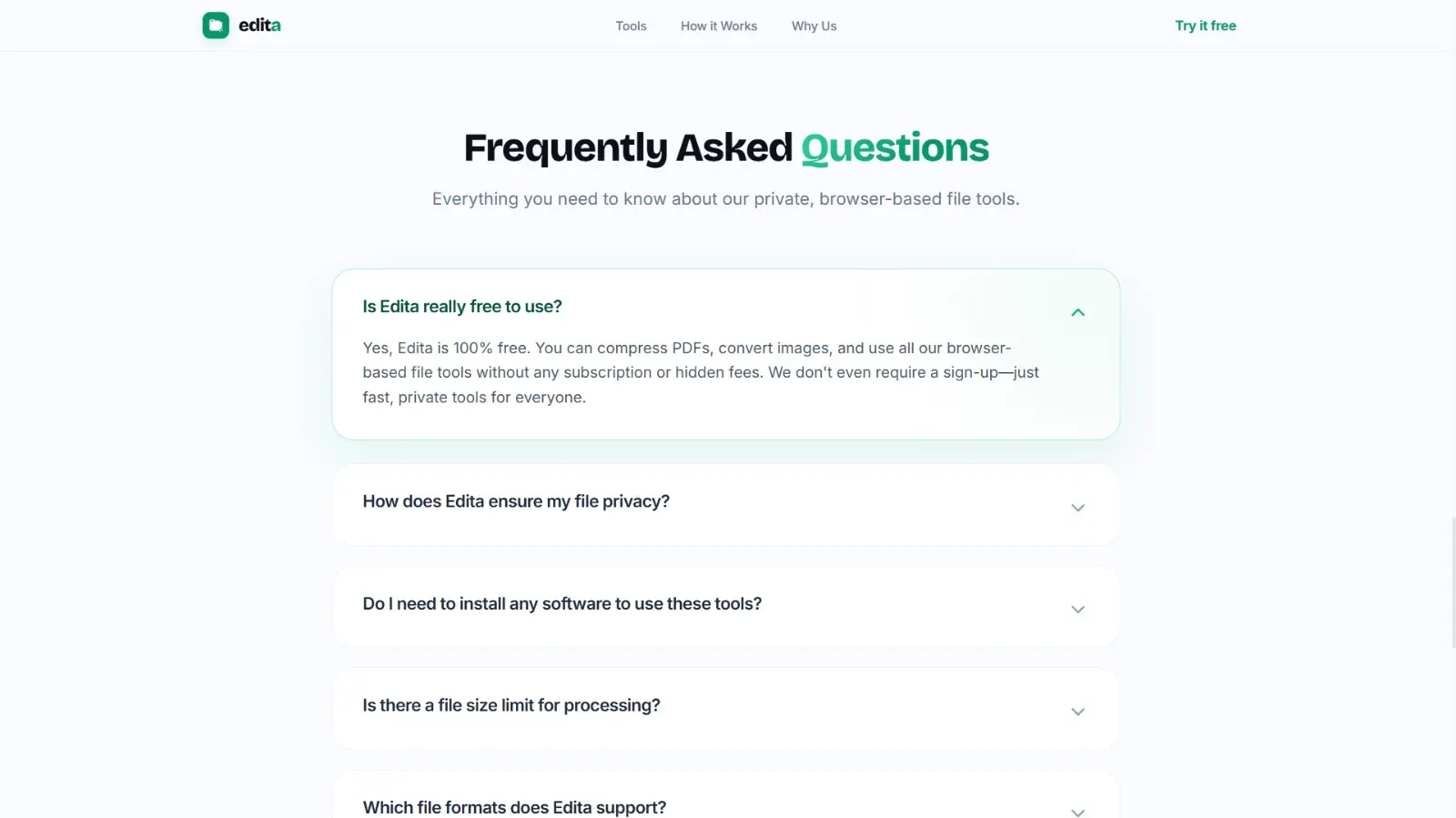 Screenshot 4 of edita.tools