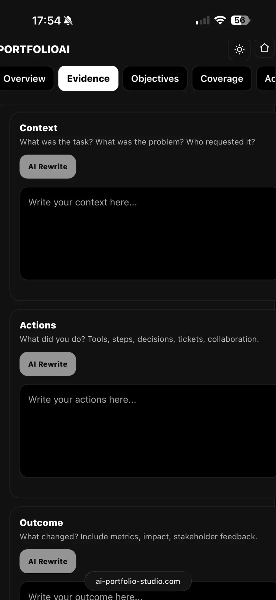 Screenshot 4 of PORTFOLIOAI