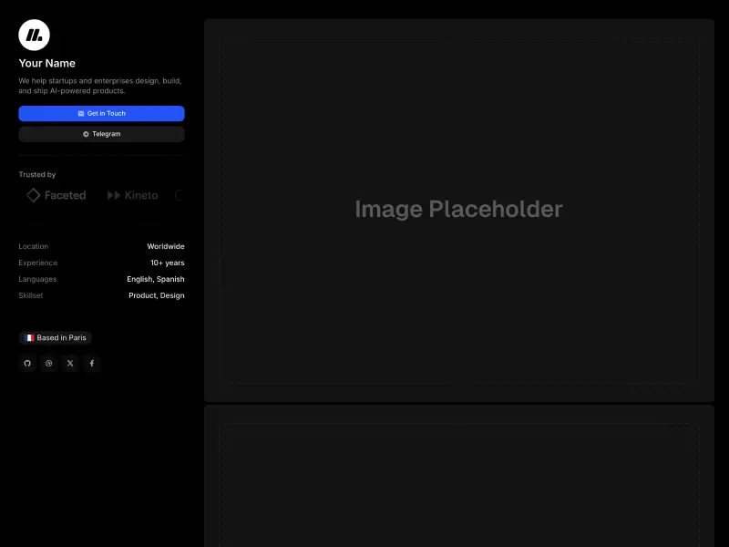 Screenshot 5 of mnml.page