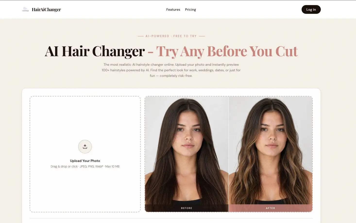 Screenshot 1 of AI Hair Changer