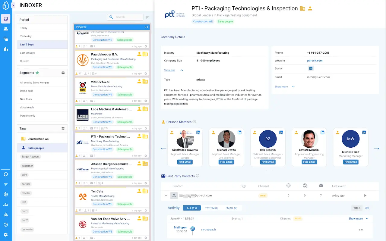Screenshot 2 of LeadBoxer Platform