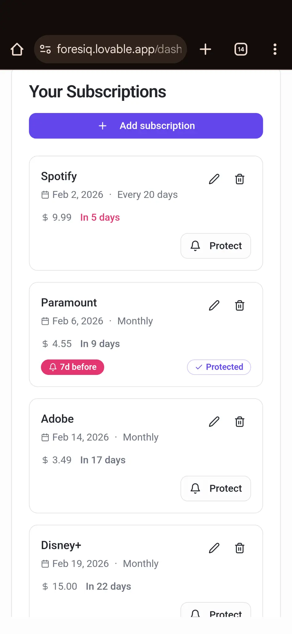 Screenshot 1 of ForesIQ