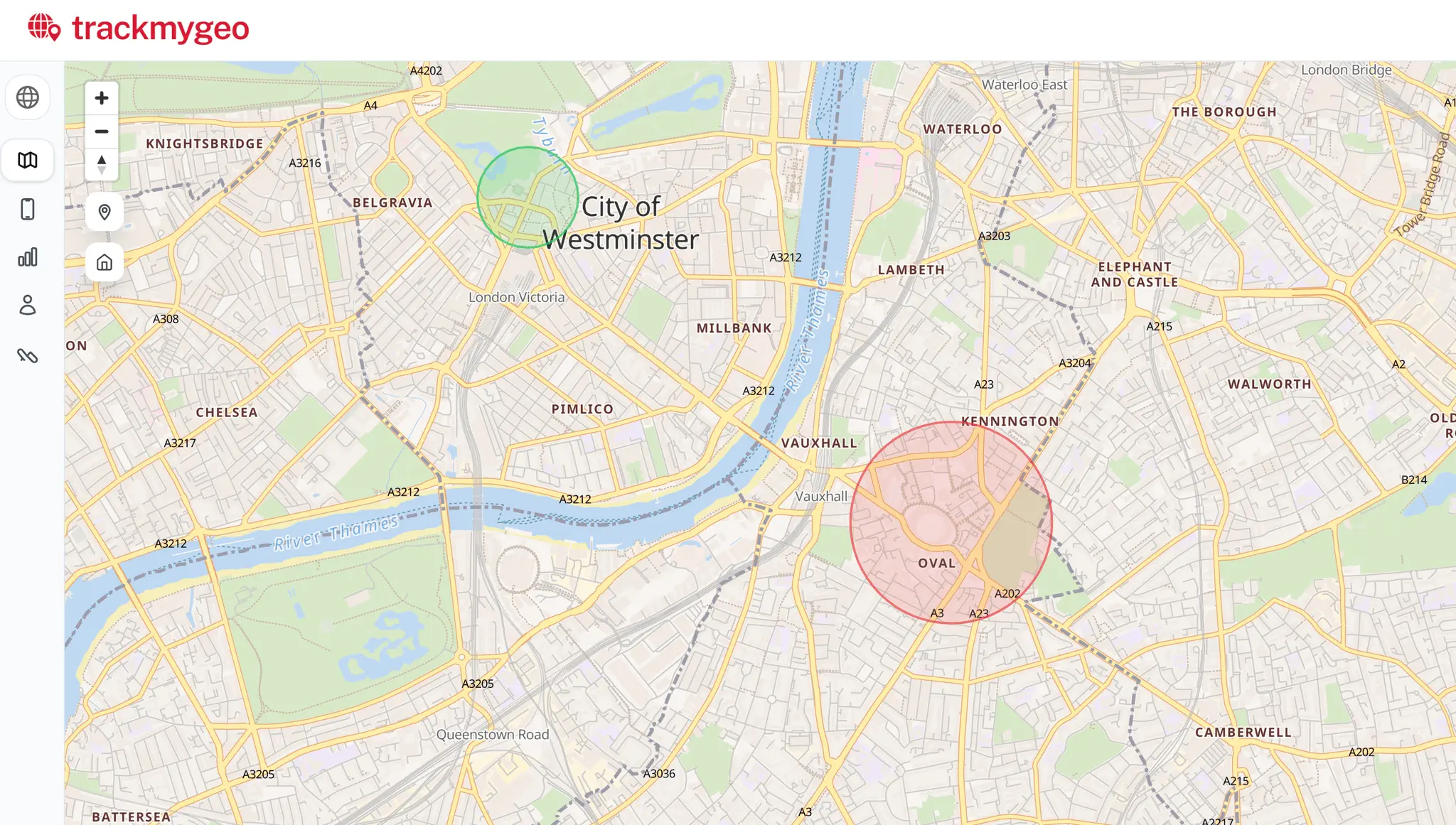 Screenshot 1 of TrackMyGeo