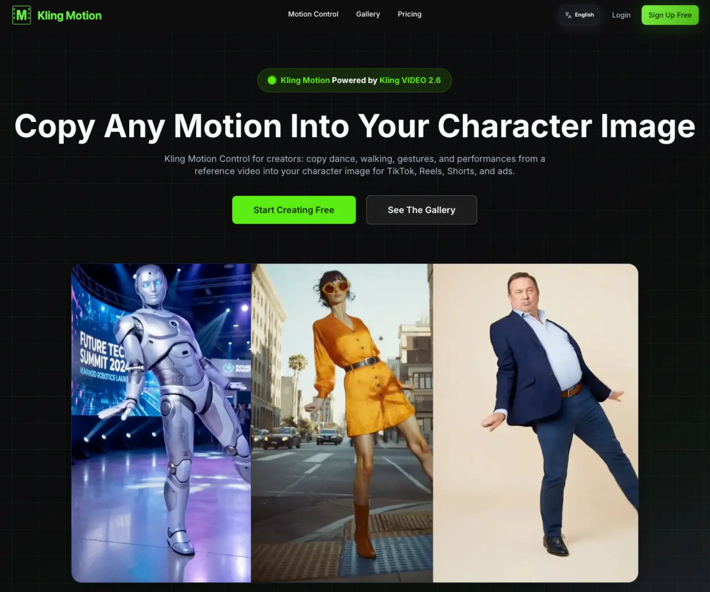 Screenshot 1 of Kling Motion