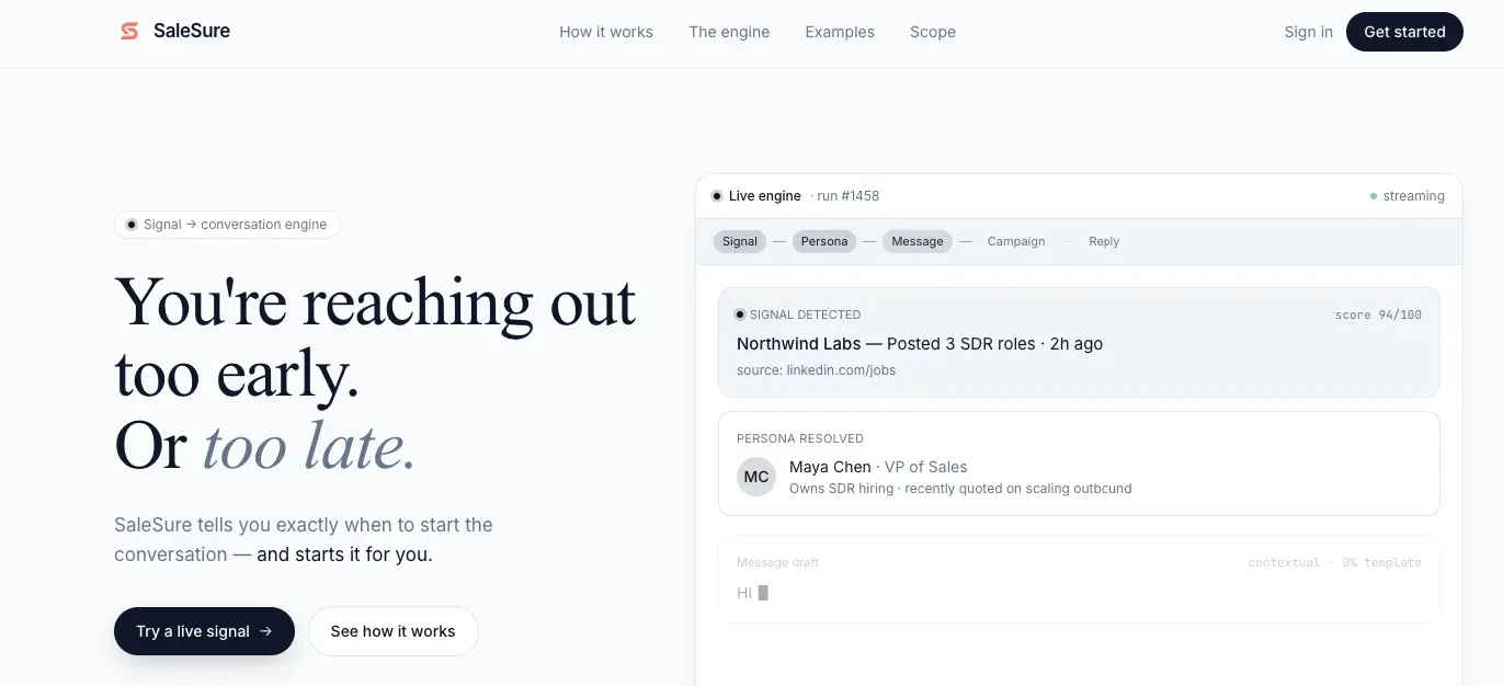 Screenshot 1 of SaleSure