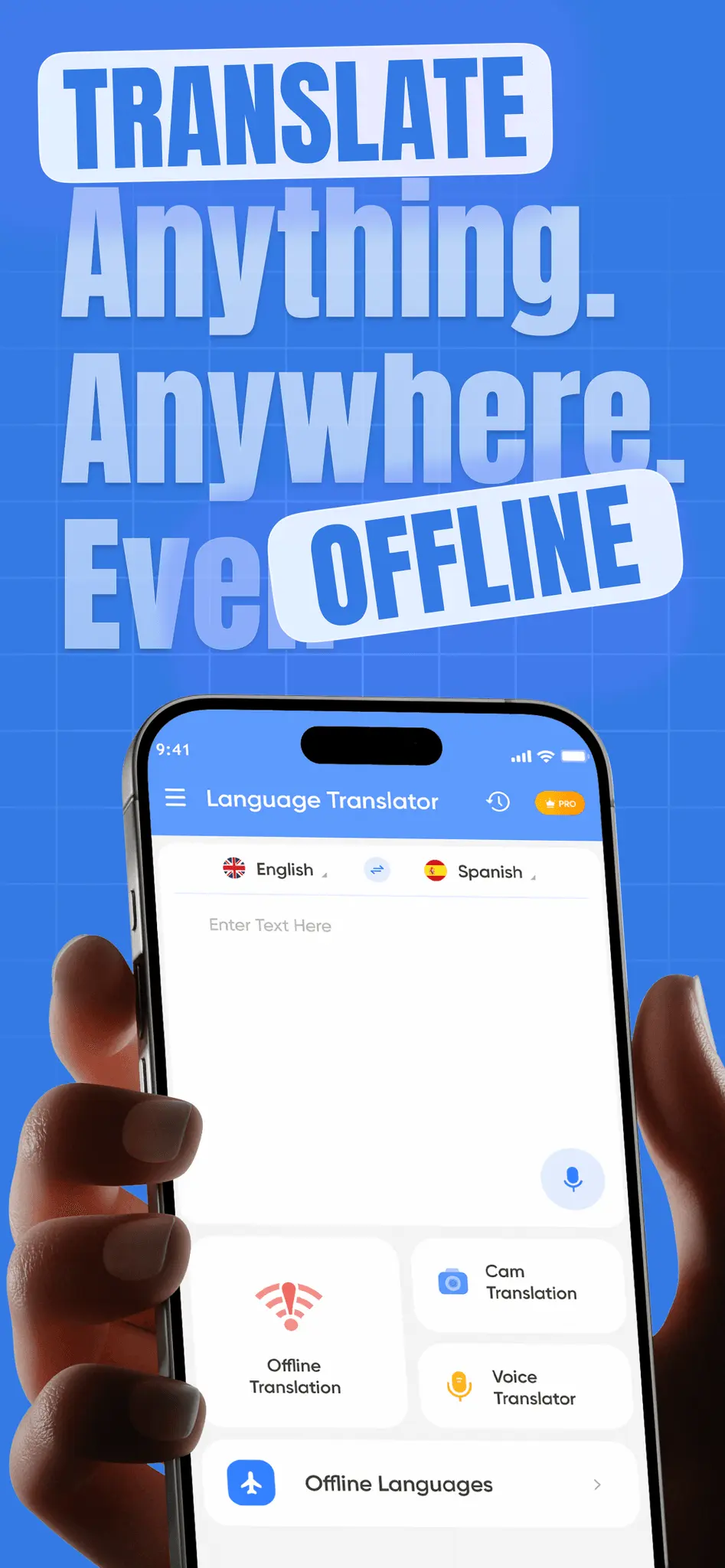 Screenshot 1 of Language Translator - Offline App
