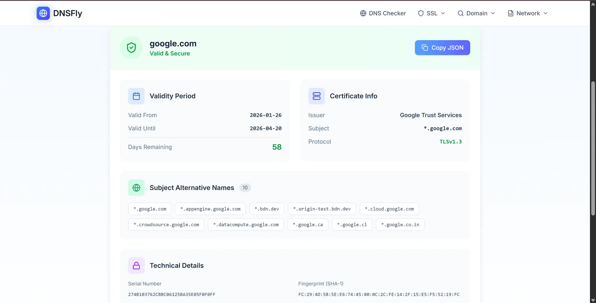 Screenshot 1 of DNSFly