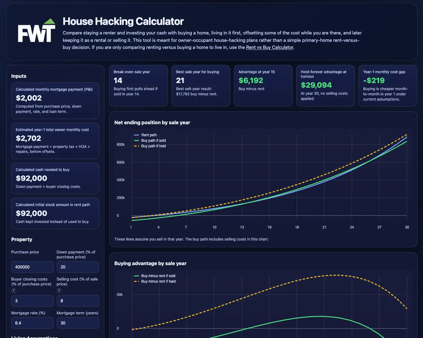 Screenshot 2 of Financial Web Tools