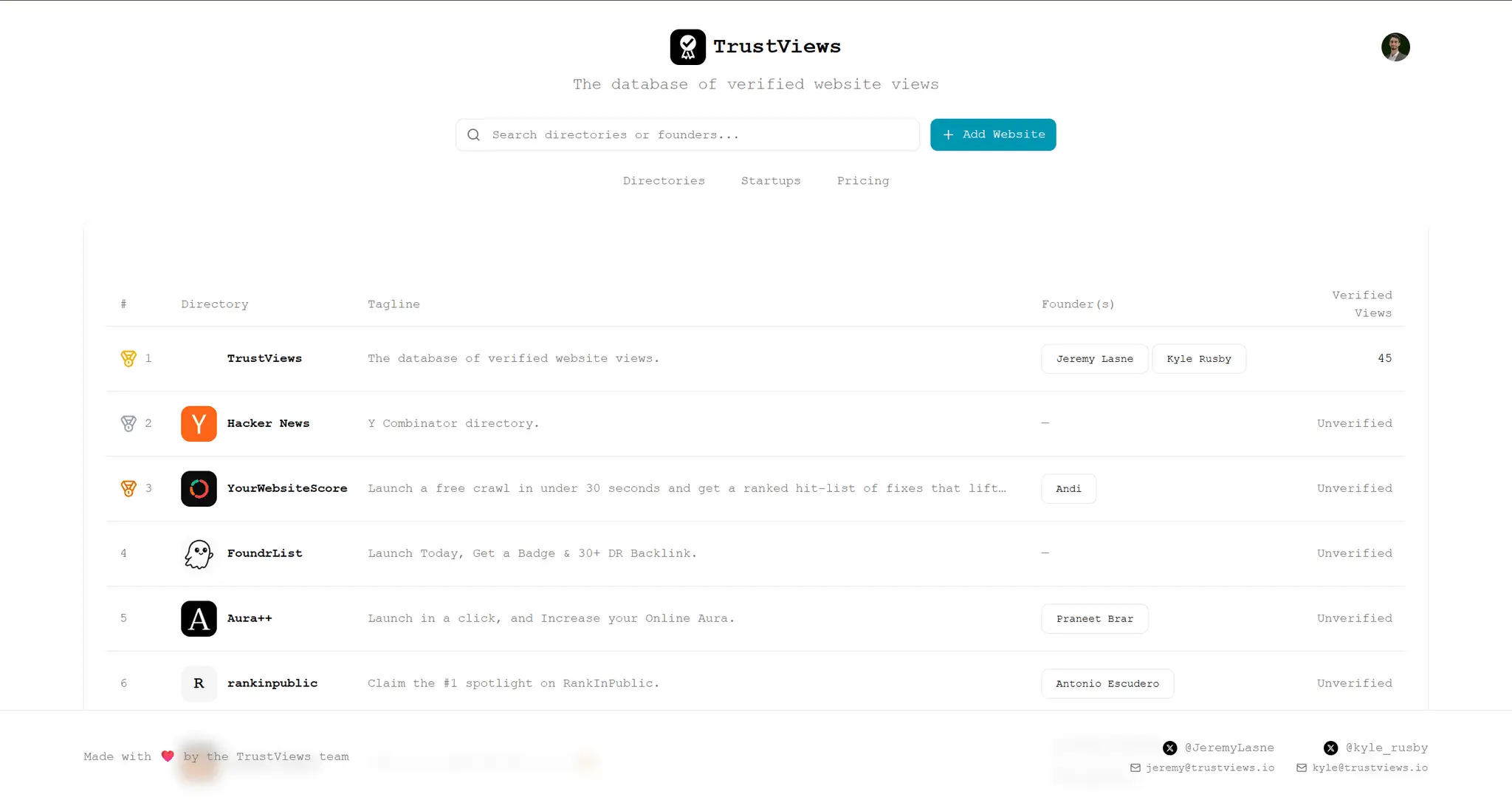Screenshot 1 of trustviews