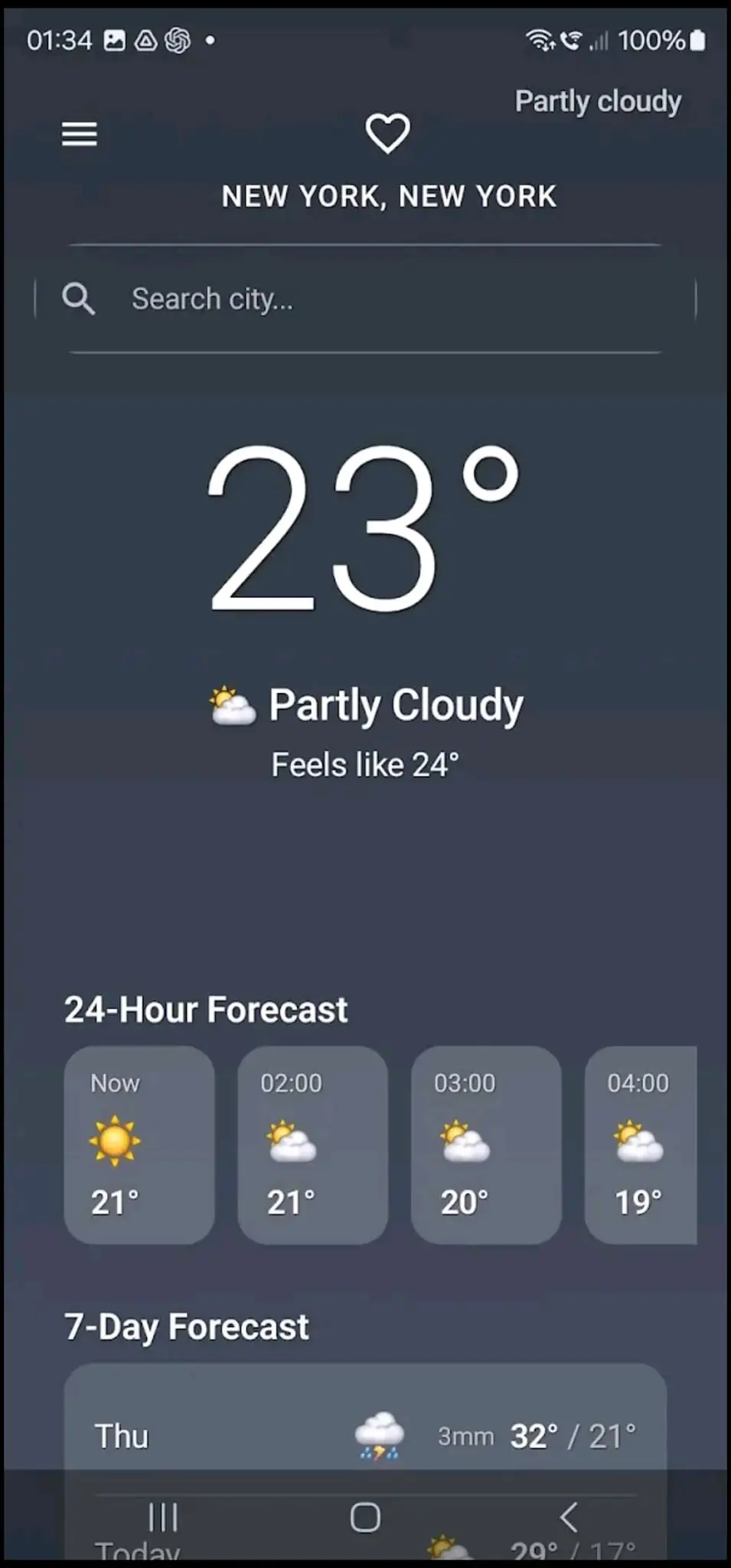 Screenshot 6 of Easy Weather: Local & Global