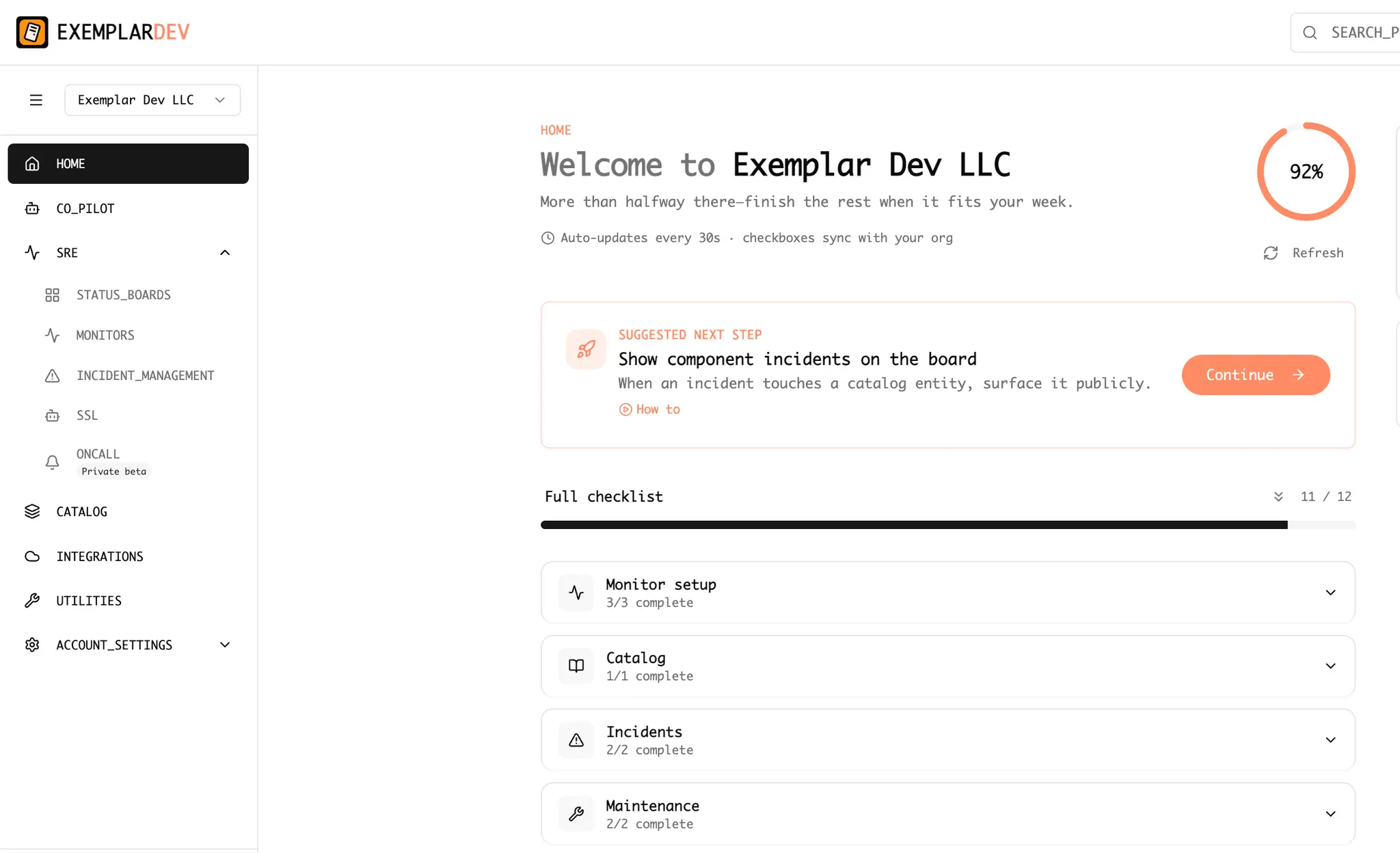 Screenshot 1 of Exemplar