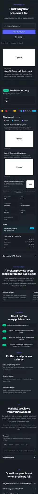 Screenshot 4 of PreviewChecks