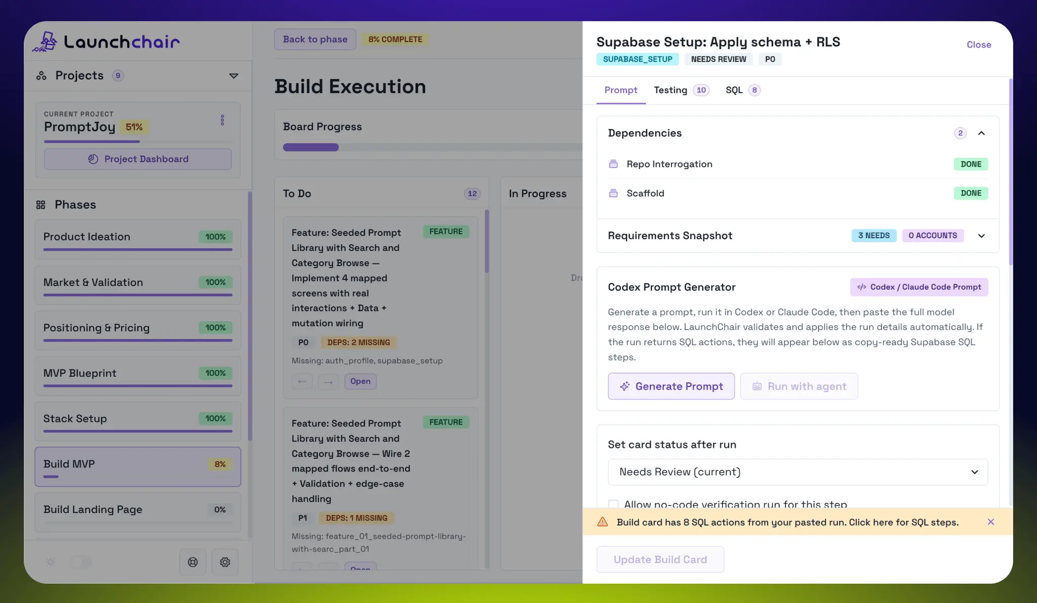 Screenshot 2 of LaunchChair