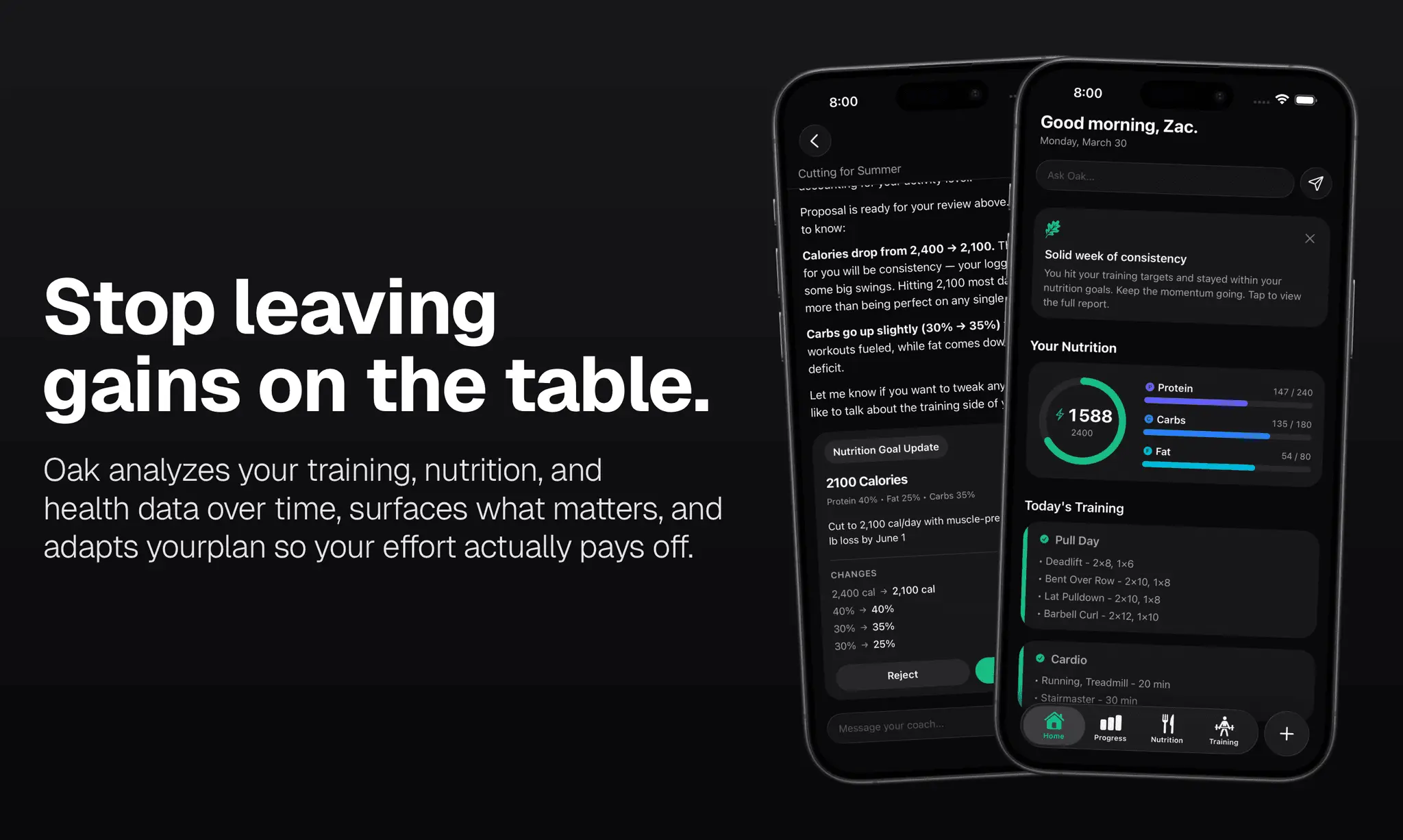 Screenshot 2 of Oak - AI Fitness Coach