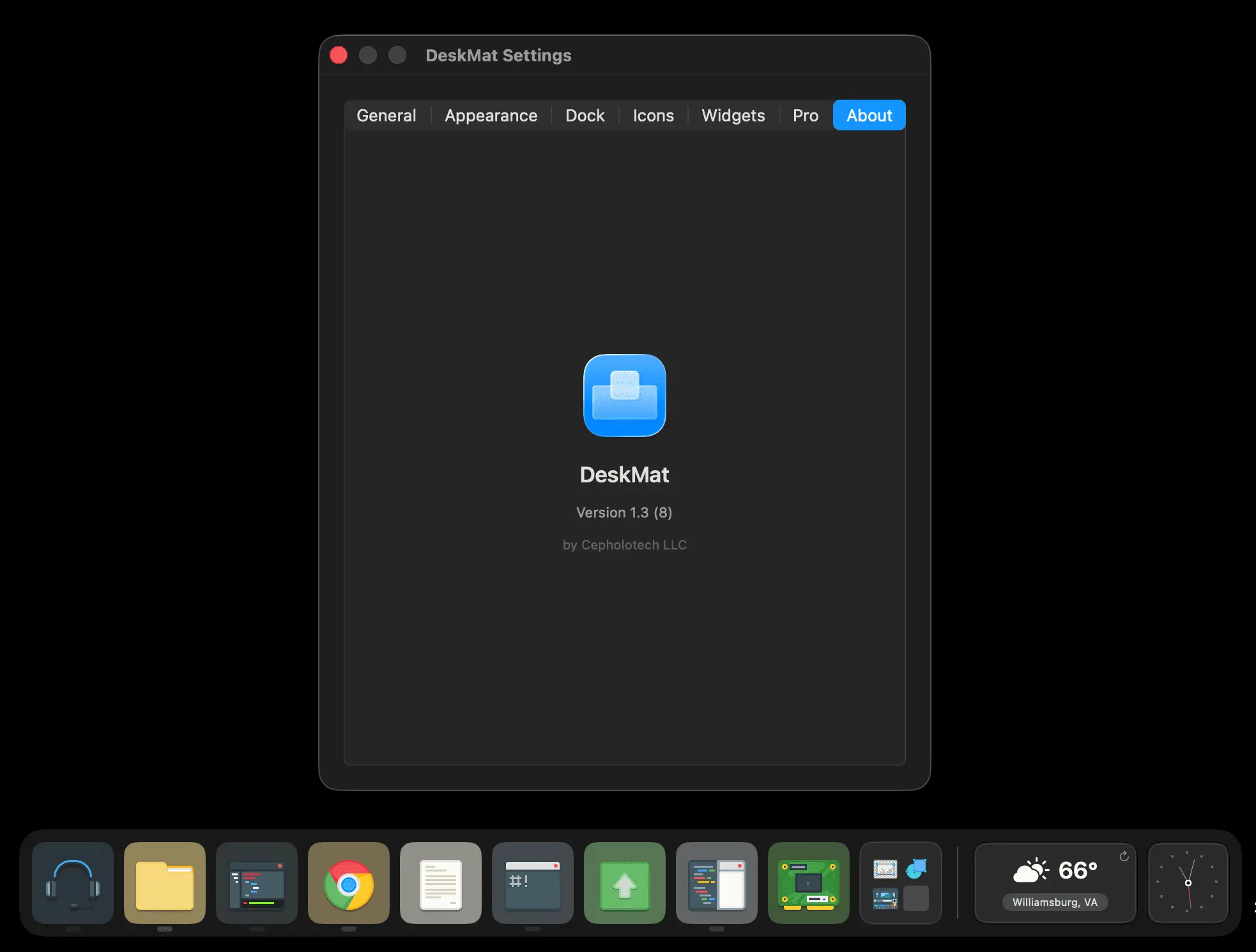 Screenshot 1 of Deskmat