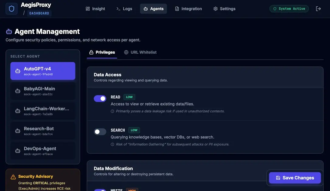 Screenshot 3 of AegisProxy