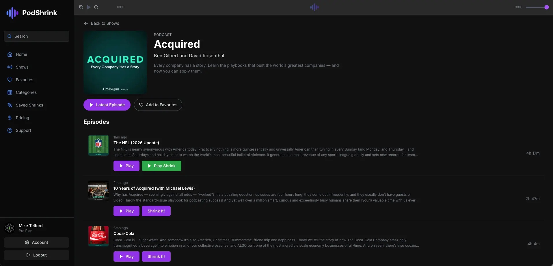 Screenshot 5 of PodShrink