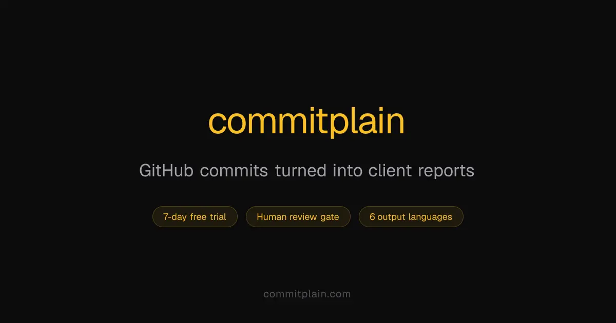 Screenshot 1 of commitplain