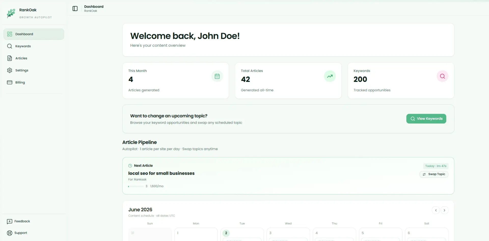 Screenshot 1 of RankOak