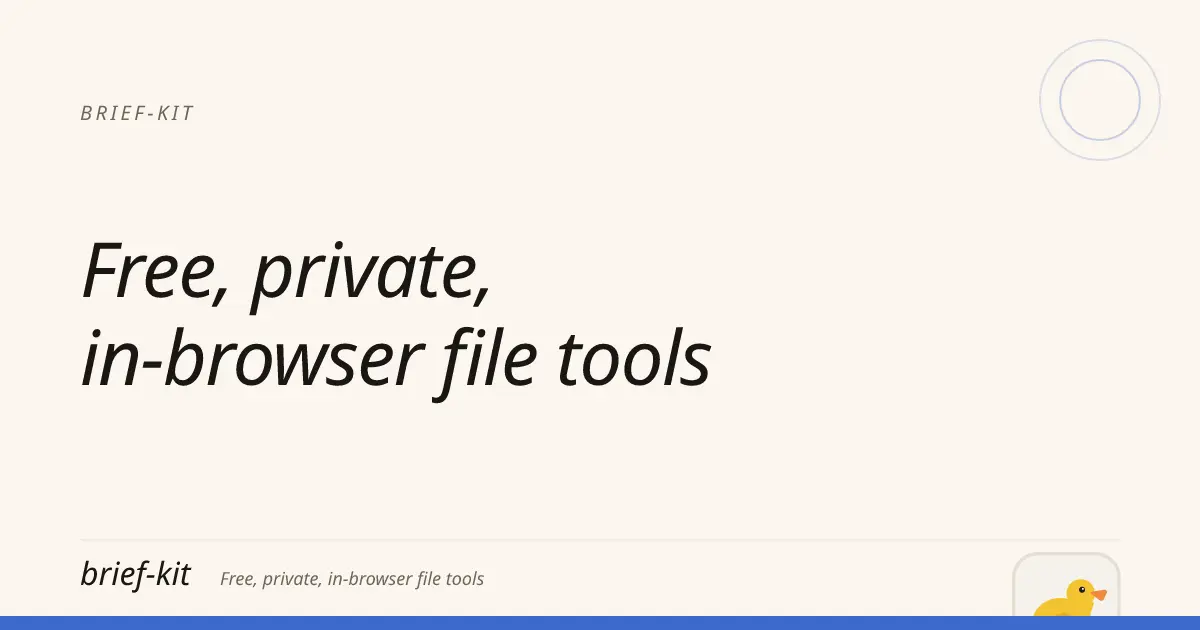 Screenshot 1 of brief-kit