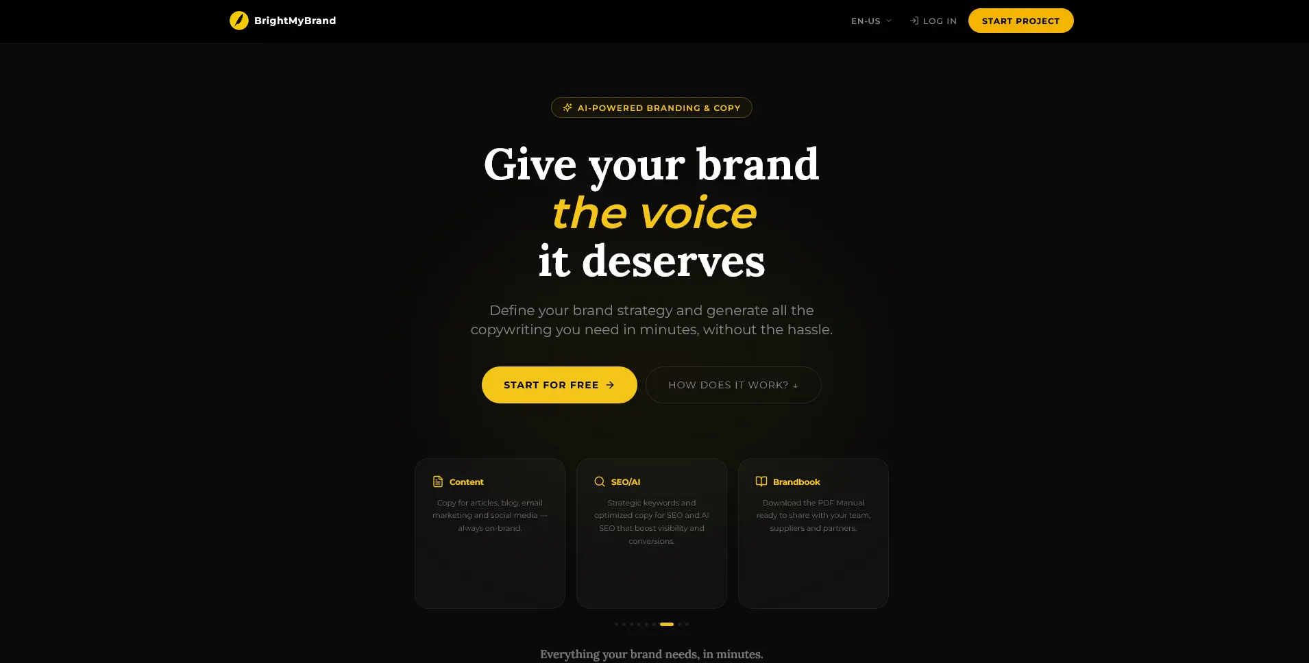 Screenshot 1 of Bright My Brand