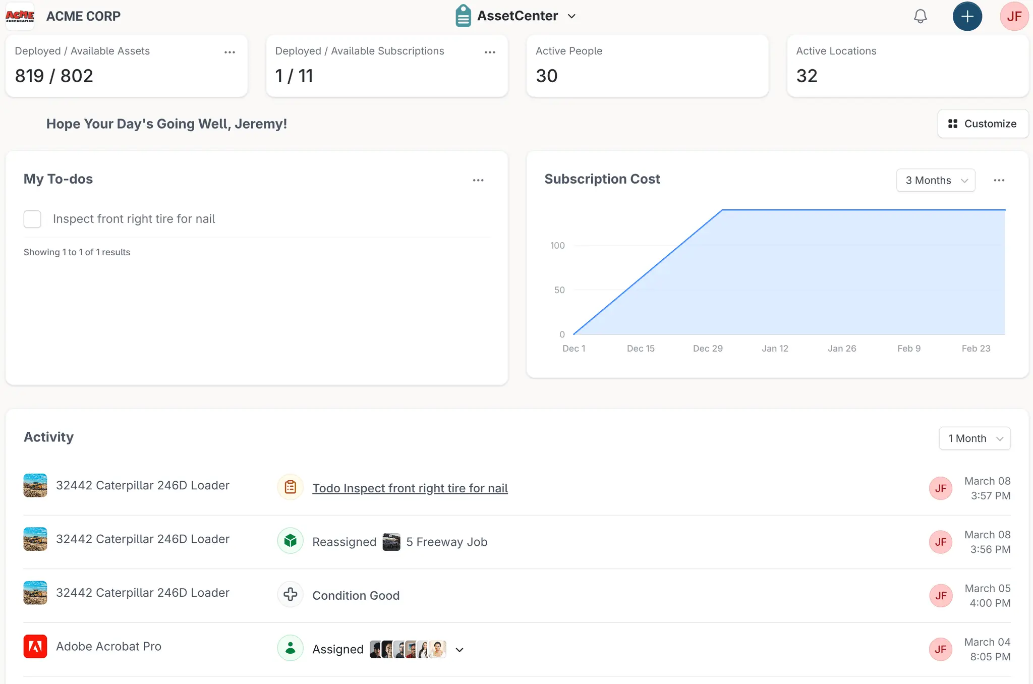 Screenshot 1 of AssetCenter